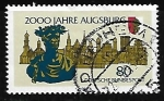 Stamps Germany -  2000 years Augsburg