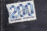 Stamps Argentina -  CIFRAS