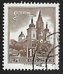 Stamps Austria -  Basilica of Mariazell