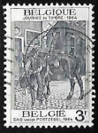 Stamps Belgium -  Dia del sello - cartero