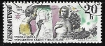 Stamps Czechoslovakia -  Artist and Model