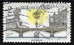 Stamps Czechoslovakia -  Manes bridge - Puente de Manes