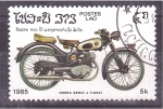 Stamps Laos -  serie- Motocicletas