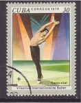 Stamps Cuba -  V fest. intern. de ballet