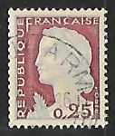 Stamps France -  Marianne type Decaris