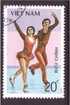 Stamps Vietnam -  Patinaje artístico