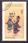 Stamps Vietnam -  serie- Baile típico