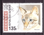 Stamps Benin -  serie- Gatos