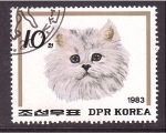 Stamps North Korea -  Gato