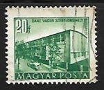 Stamps Hungary -  Edificio del plan quinquenal de Budapest