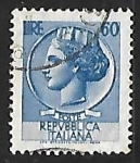 Stamps Italy -  Coin of Syracuse