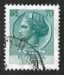 Stamps Italy -  Coin of Syracuse