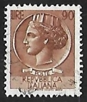 Stamps Italy -  Coin of Syracuse