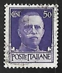 Stamps Italy -  Effigy of King Victor Emmanuel III 