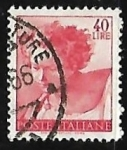 Stamps Italy -  Works of Michelangelo