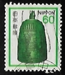 Stamps Japan -  Cmpana sobre el templo Byodo