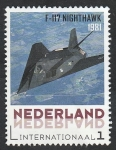 Stamps Netherlands -  Avión F-117 Nighthawk