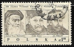 Stamps Poland -  Andrzej Frycz-Modrzewski, Stefan Batory, Jan Zamoyski
