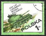 Stamps Poland -  Tanque