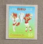 Stamps Austria -  Campeonato Europeo futbol UEFA