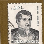 Stamps Argentina -  Gral. Manuel Belgrano