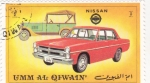 Stamps United Arab Emirates -  COCHES DE EPOCA- Nissan