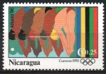 Stamps Nicaragua -  ATLANTA  1996  NATACION