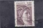 Stamps France -  Sabine de Gandon