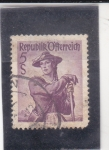 Stamps Austria -  TRAJE REGIONAL