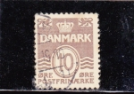 Stamps Denmark -  cifra