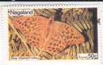 Stamps Nagaland -  mariposa