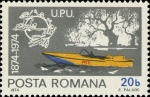 Stamps Romania -   U.P.U. (Universal Postal Union), Centenary