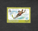 Stamps : America : Antigua_and_Barbuda :  438 - Esquí Acuatico