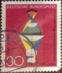 Stamps Germany -  Scott#980 intercambio, 0,20 usd, 30 cent. 1968