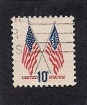 Stamps United States -  Banderas