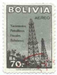 Stamps Bolivia -  En homenaje a Yacimientos Petroliferos Fiscales Bolivianos