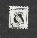 Stamps Brazil -  1039 - Anita Garibaldi