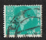 Stamps India -  Mapa de La India