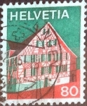 Stamps Switzerland -  Scott#568 intercambio, 0,25 usd, 80 cents. 1973