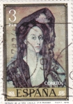 Stamps Spain -  RETRATO SRA. CANALS (Picasso) (32)