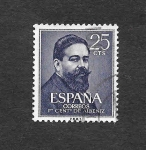 Stamps : Europe : Spain :  Edf 1320 - I Centenario del Nacimiento de Isaac Albéniz