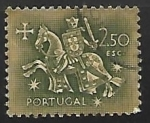 Stamps Portugal -  Guerrero a caballo