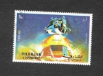 Stamps United Arab Emirates -  Mi983A - Apolo 16