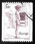 Stamps Sweden -  “Graziella wonders if she could be a Model”