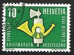 Stamps Switzerland -  Cornetas de Correos |