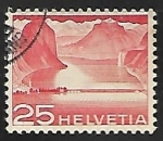 Stamps Switzerland -  Diques y Represas - Lago Lugano 