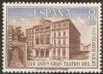 Stamps Spain -  ESPAÑA 1972 2114 Sello Nuevo 125 Aniversario Gran Teatro del Liceo