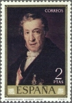 Stamps Spain -  ESPAÑA 1973 2147 Sello Nuevo Pintor Vicente Lopez Portaña Autorretrato