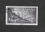 Stamps : Europe : Spain :  Edf 1170 - Superconstelación y Nao Santa María