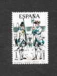 Stamps Spain -  Edf 2236 - Uniformes Militares
